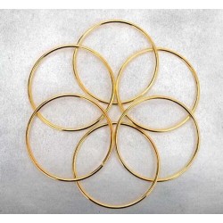 Aros Chineses 30 cm - Magnético - Dourado