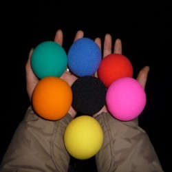 Bolas de Espuma Coloridas - 6,0 cm -  7 Cores